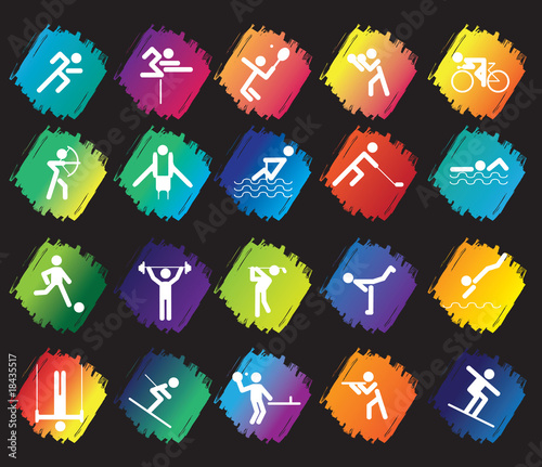 sport icon set