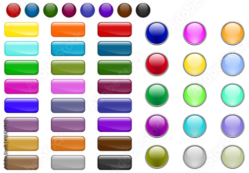 The set of web buttons