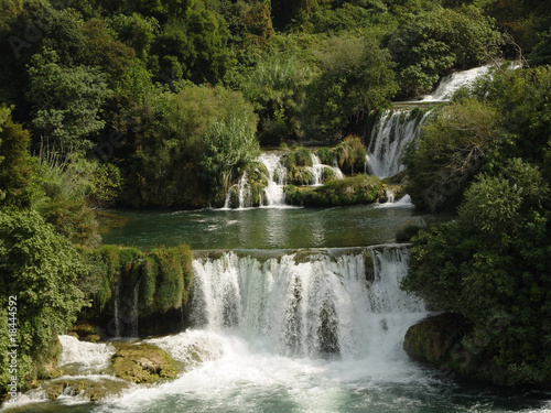 Green waterfall  1 