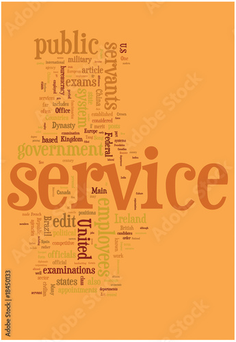 Service word cloud