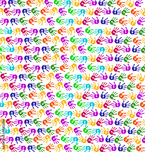 Bunte Hände