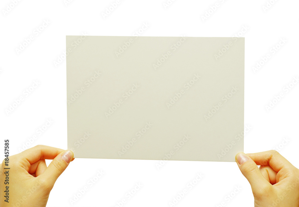 Obraz premium card blank