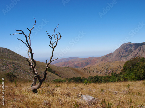View from Legalameetse in the Drakensberg mountains photo