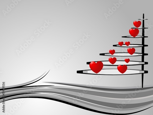 Christmas tree in love
