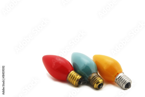 close up of christmas lights
