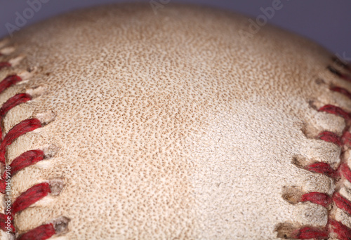 Canvas Print baseball close up