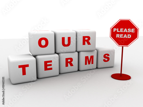 our terms