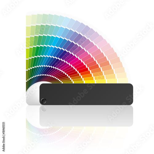 Color guide. Vector.