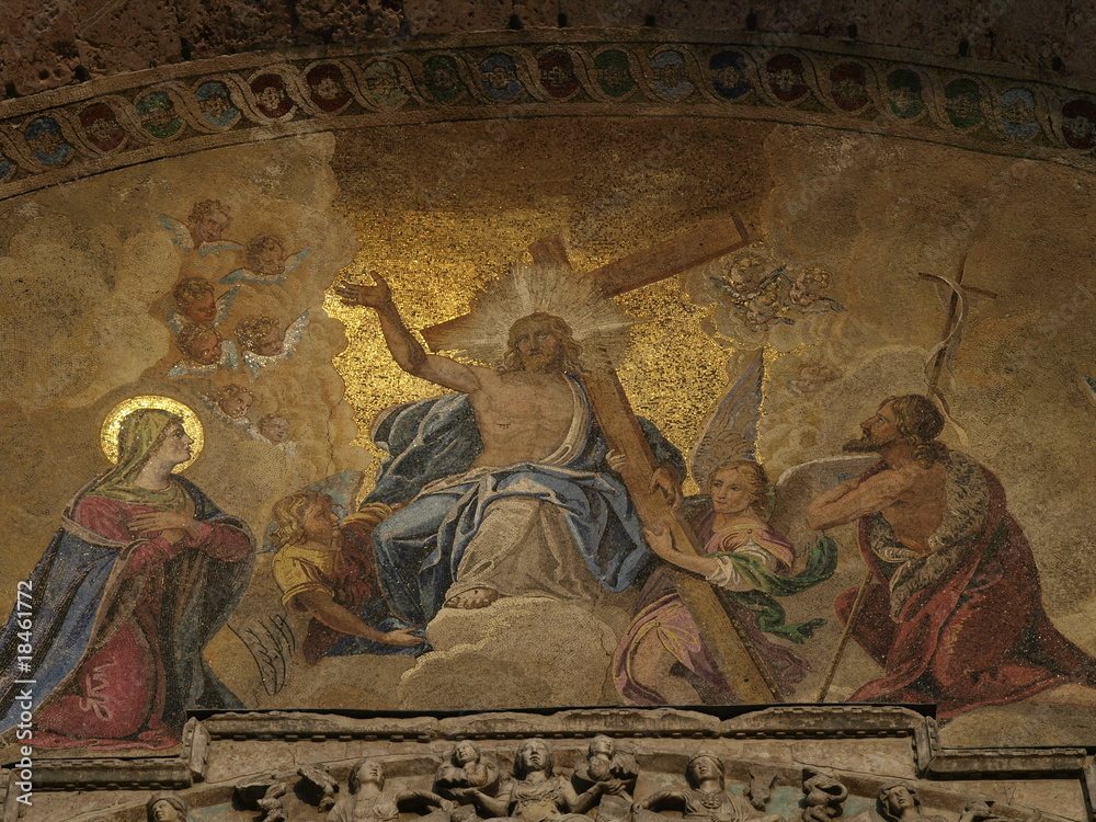 Mosaico en la basílica de San Marcos en Venecia