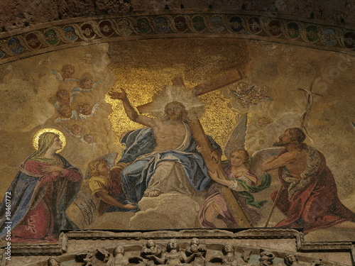 Mosaico en la basílica de San Marcos en Venecia