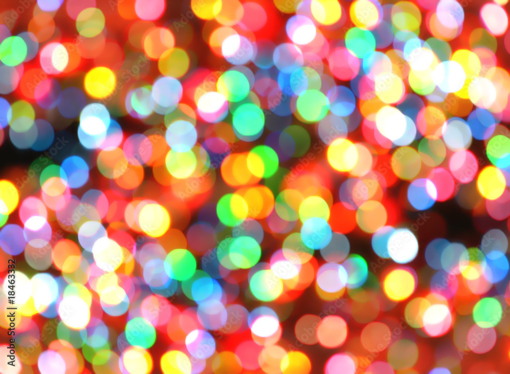 Bright Colorful Christmas Lights Background Bright Colorful Christmas Lights Background