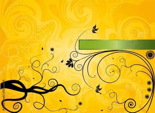 Abstract floral background