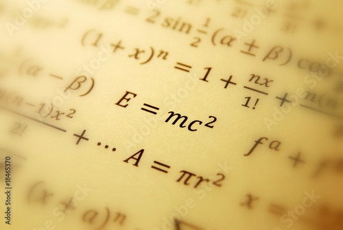 Wallpaper Mural Einstein formula of relativity