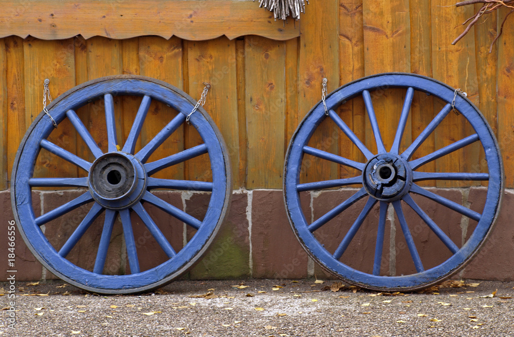 ROUES DE CHARRETTE