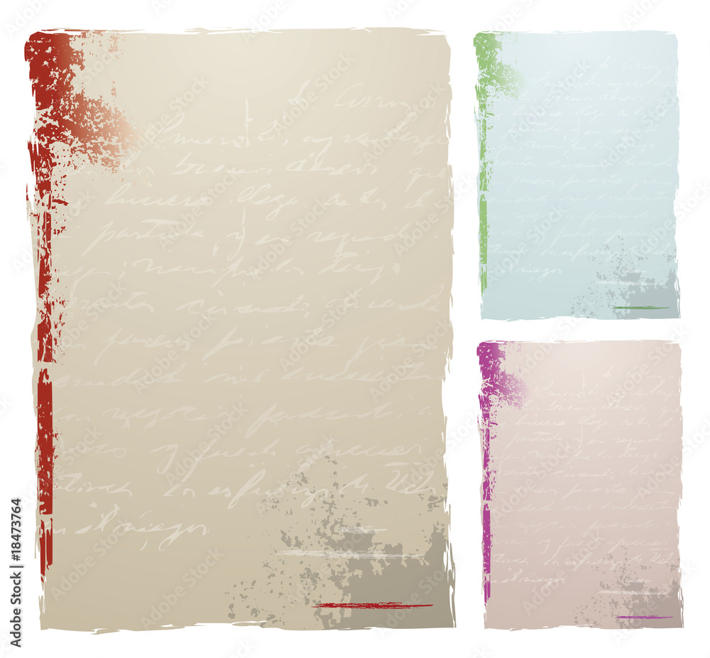 Grunge background with text
