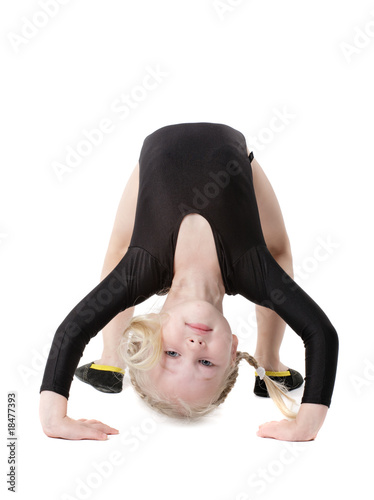 Obraz na płótnie gymnastic exercise w salonie
