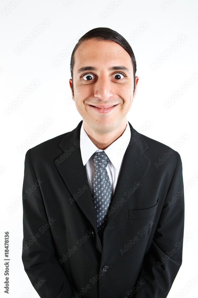 young businessman facial expression young businessman facial expression