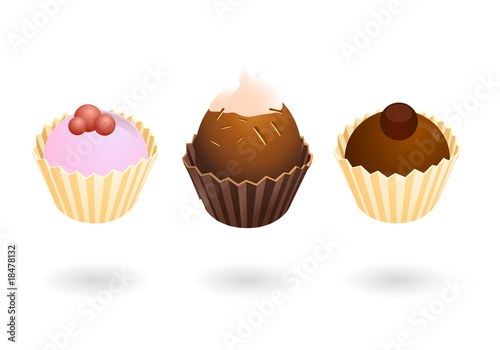 vector cupcakes