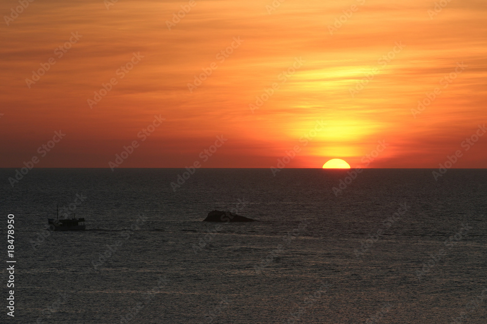 Sonnenuntergang auf Isla de Margarita
