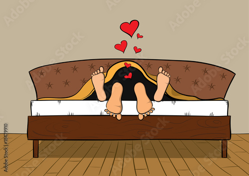Couple making love