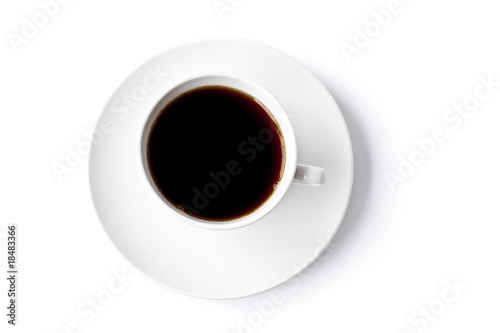 beverage. cup of black coffee