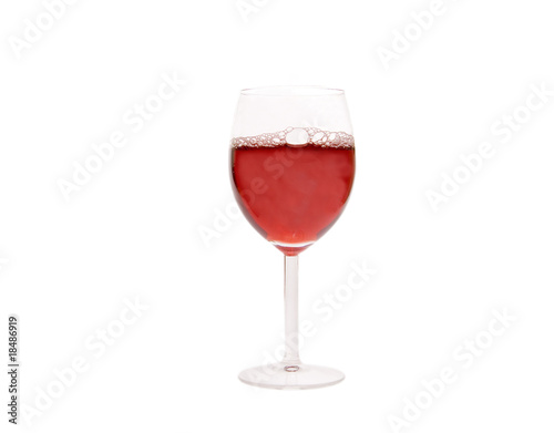 Winne glass isolated on white background