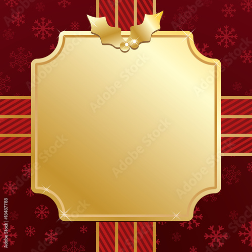 red and gold christmas