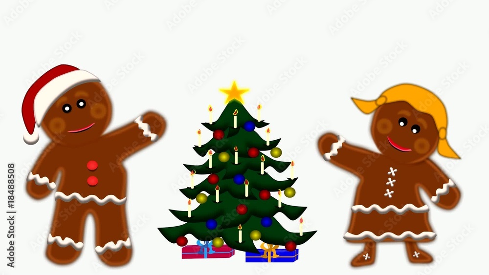 Pfefferkuchen am Tannenbaum
