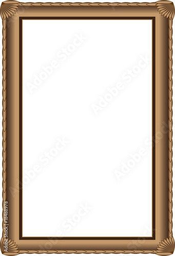 Wallpaper Mural Brown wooden frames Torontodigital.ca