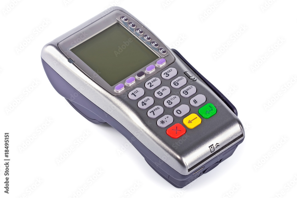 The payment terminal for payment of purchases The payment terminal for payment of purchases