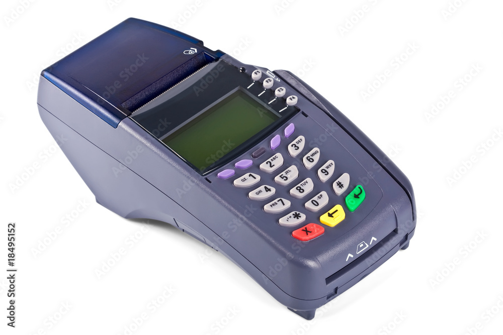 The payment terminal for payment of purchases The payment terminal for payment of purchases