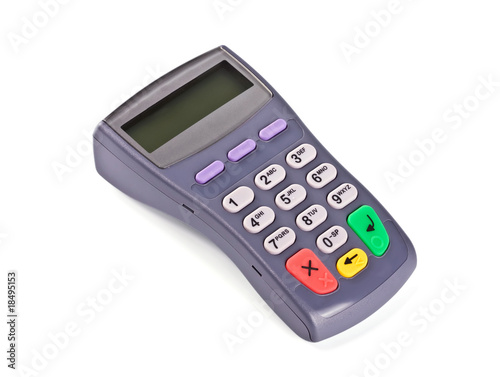 The PIN-pad, keyboard for client, electronic payment