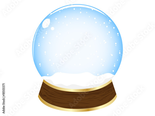 christmas globe vector illustration