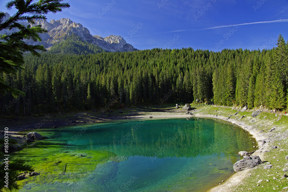 Karersee - die grüne Lagune von Südtirol