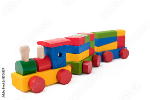 Colorful toy train
