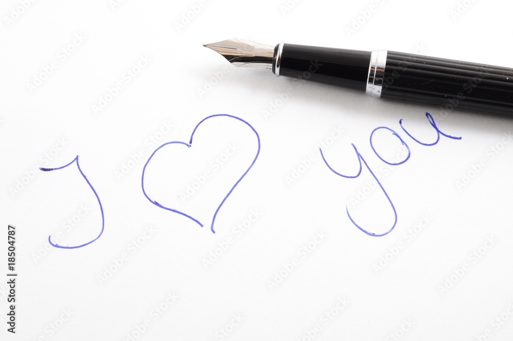 Fototapeta premium i love you