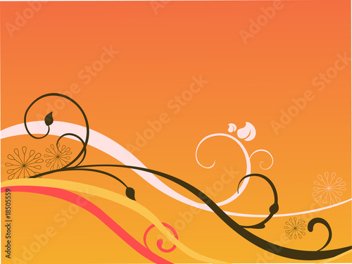 Floraler Hintergrund