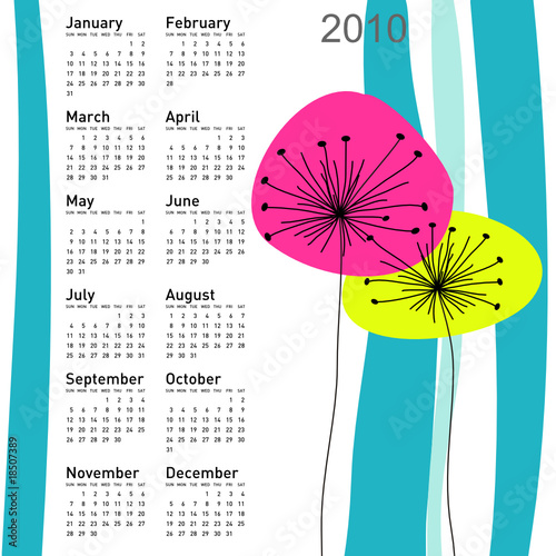 CALENDAR 2010