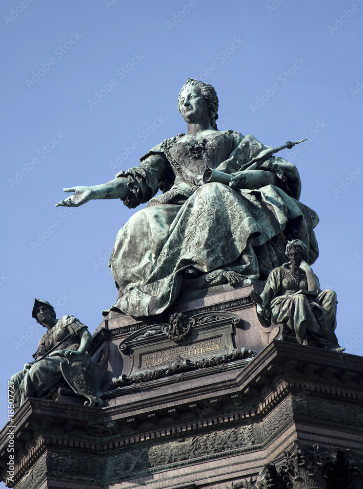 Vienna - queen Maria Theresia landmark