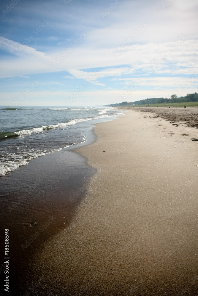 lake michigan shoreline beach sand