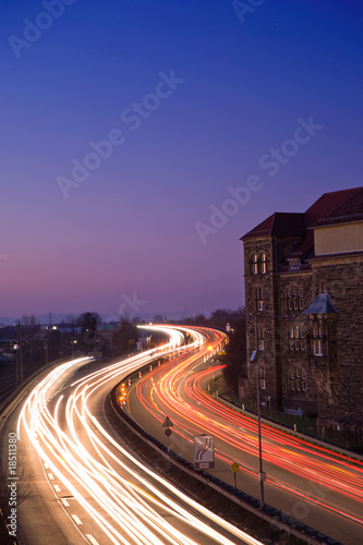 Südtangente bei Nacht