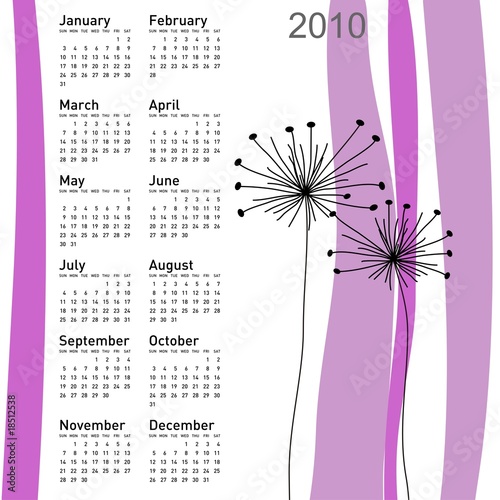 CALENDAR 2010