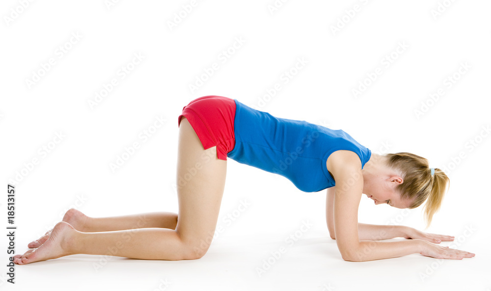 exercising woman exercising woman