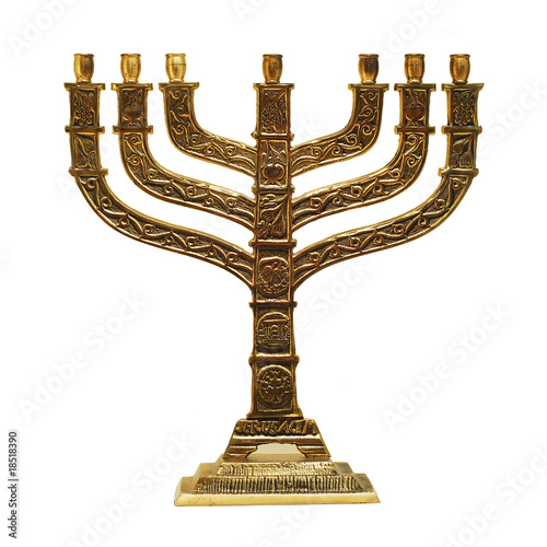 Obraz na płótnie menorah isolated