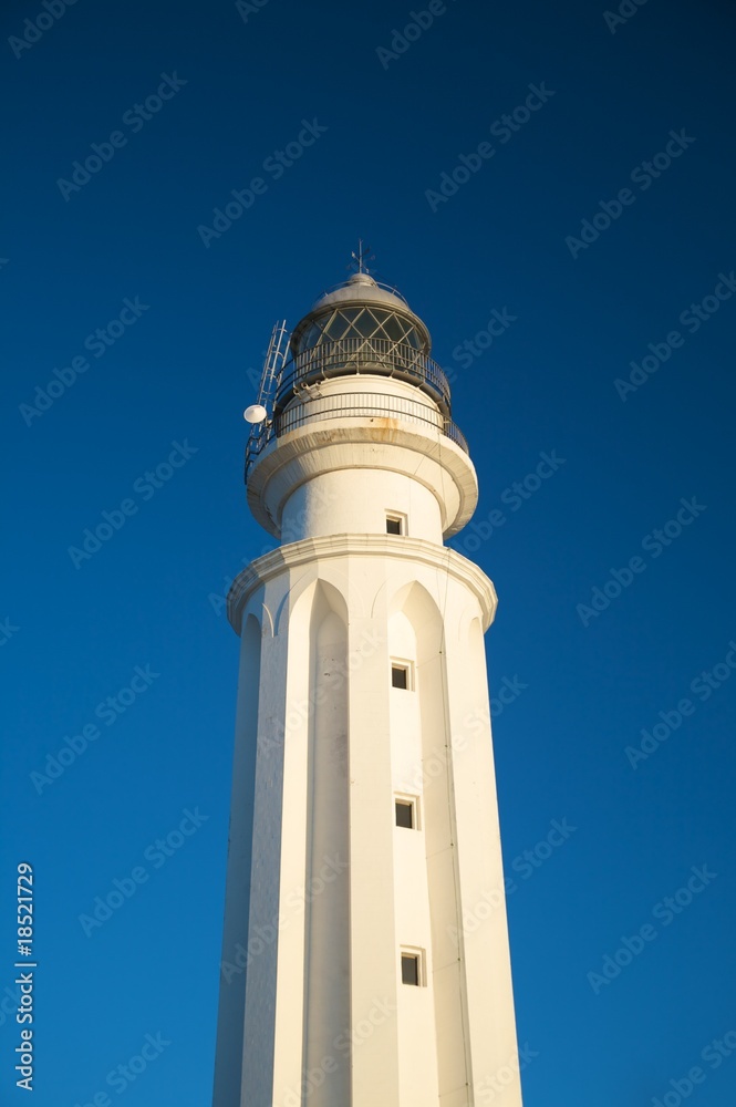 evening white lighthouse