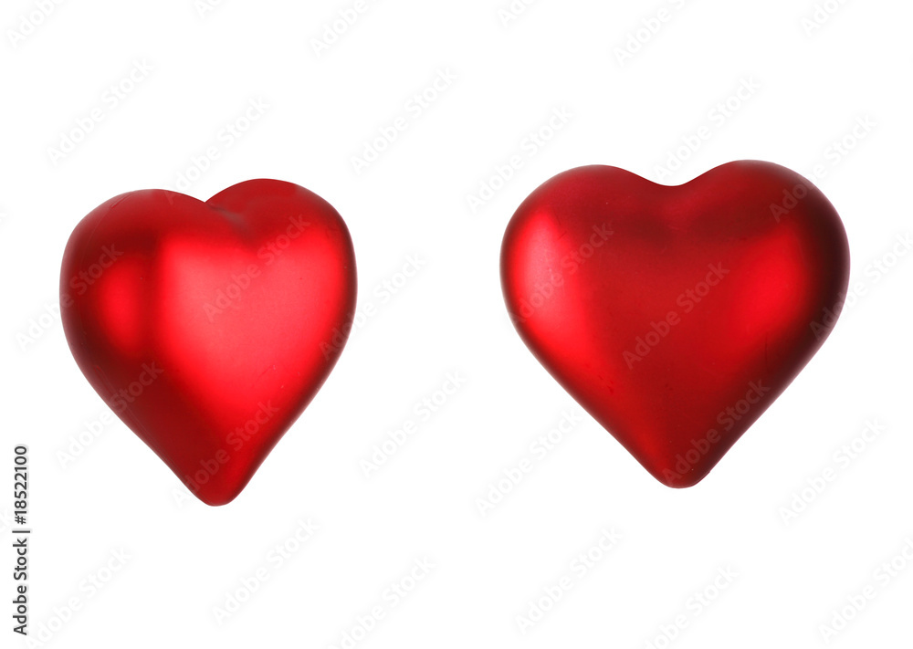 heart on white heart on white