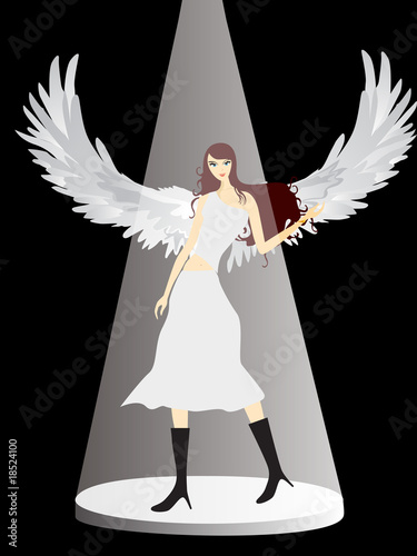 background with angel