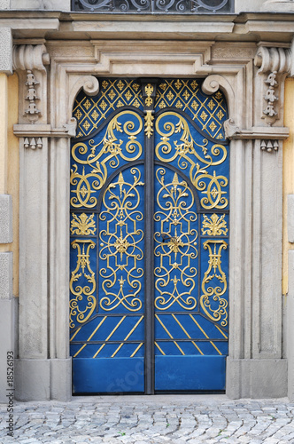 Slika na platnu Lavishly embellished doors