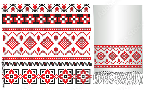 russian ukrainian embroider pattern