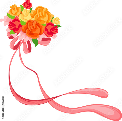 bouquet of rose flowers